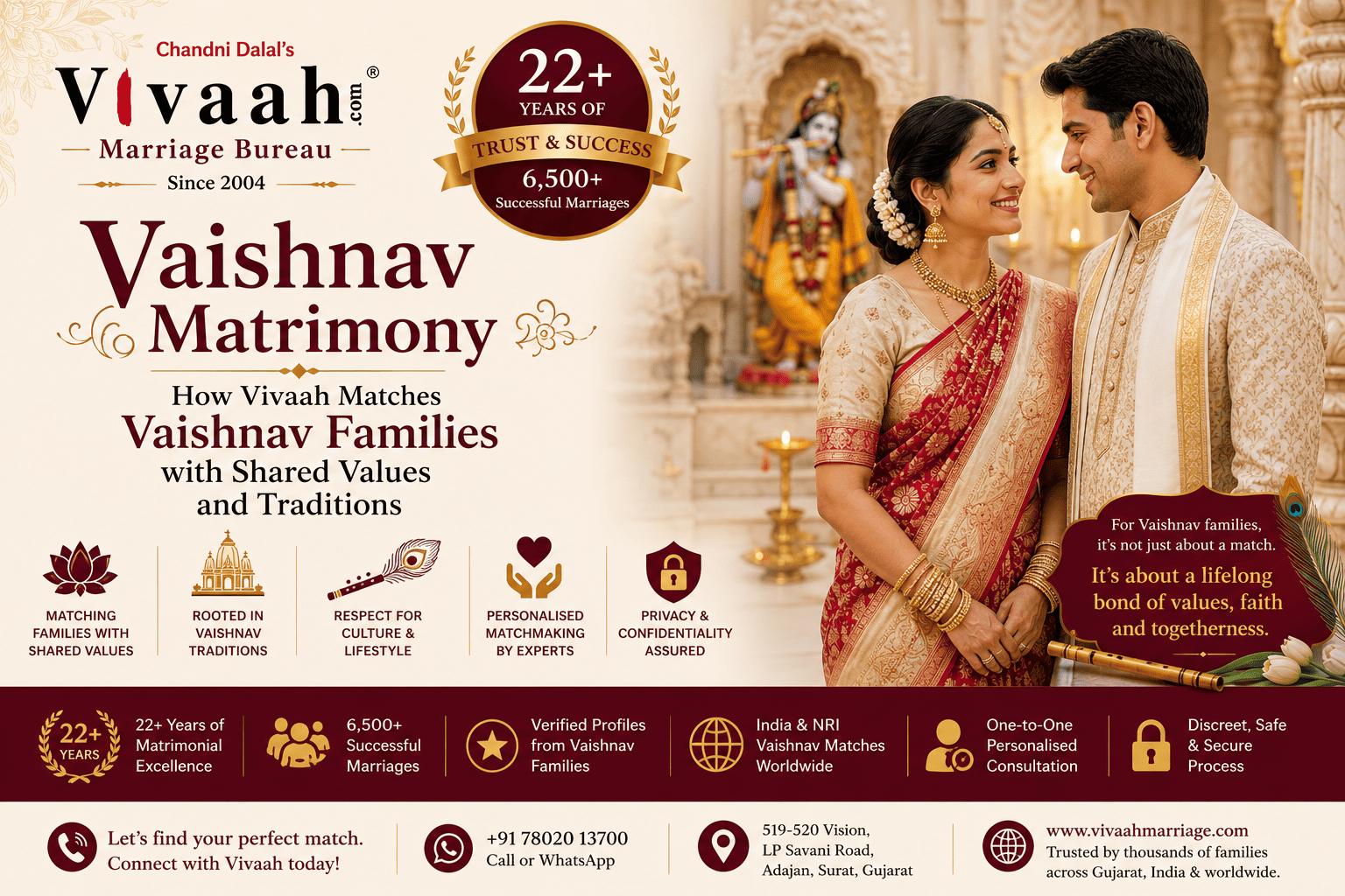 vaishnav matrimony surat vivaah marriage bureau gujarat